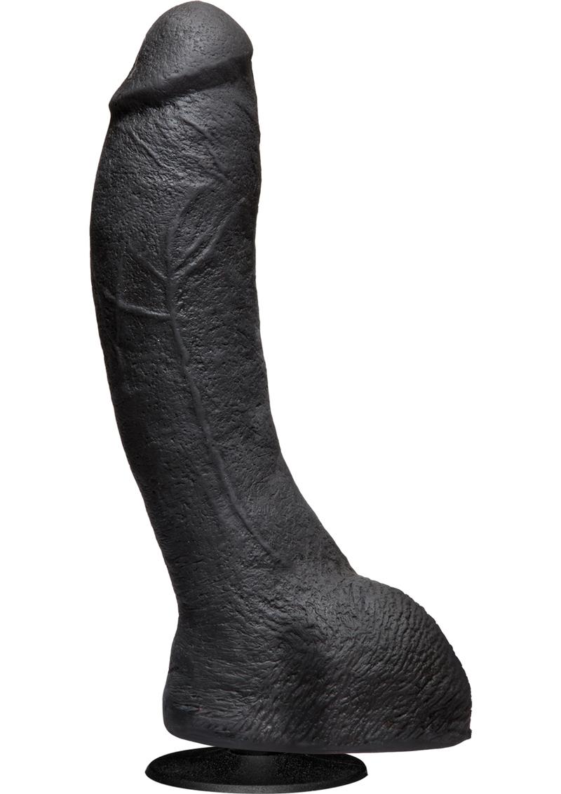 Kink The Perfect P Spot Cock Dual Desity Ultraskyn Dong con Vac U Lock Negro de 9 pulgadas