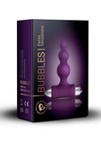 Plug anal de silicona resistente al agua de 7 velocidades Pearls Petite Sensations, color morado