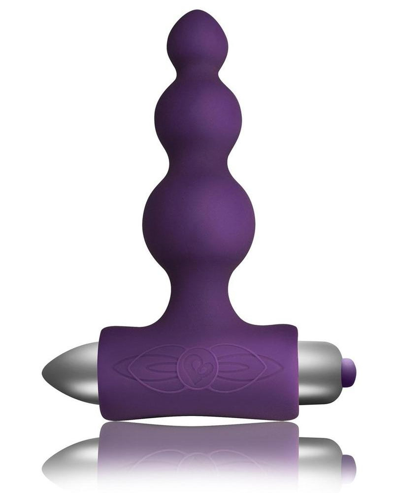 Pearls Petite Sensations 7 Speed Anal Plug Silicone Waterproof Purple