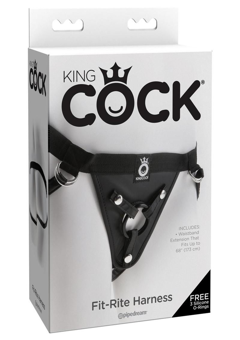 Arnés King Cock Fit-Rite negro