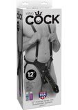 King Cock Hollow Strap On Suspender 12 Black