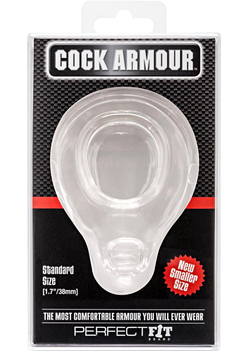 Perfect Fit Cock Armour Cock Ring Standard Clear