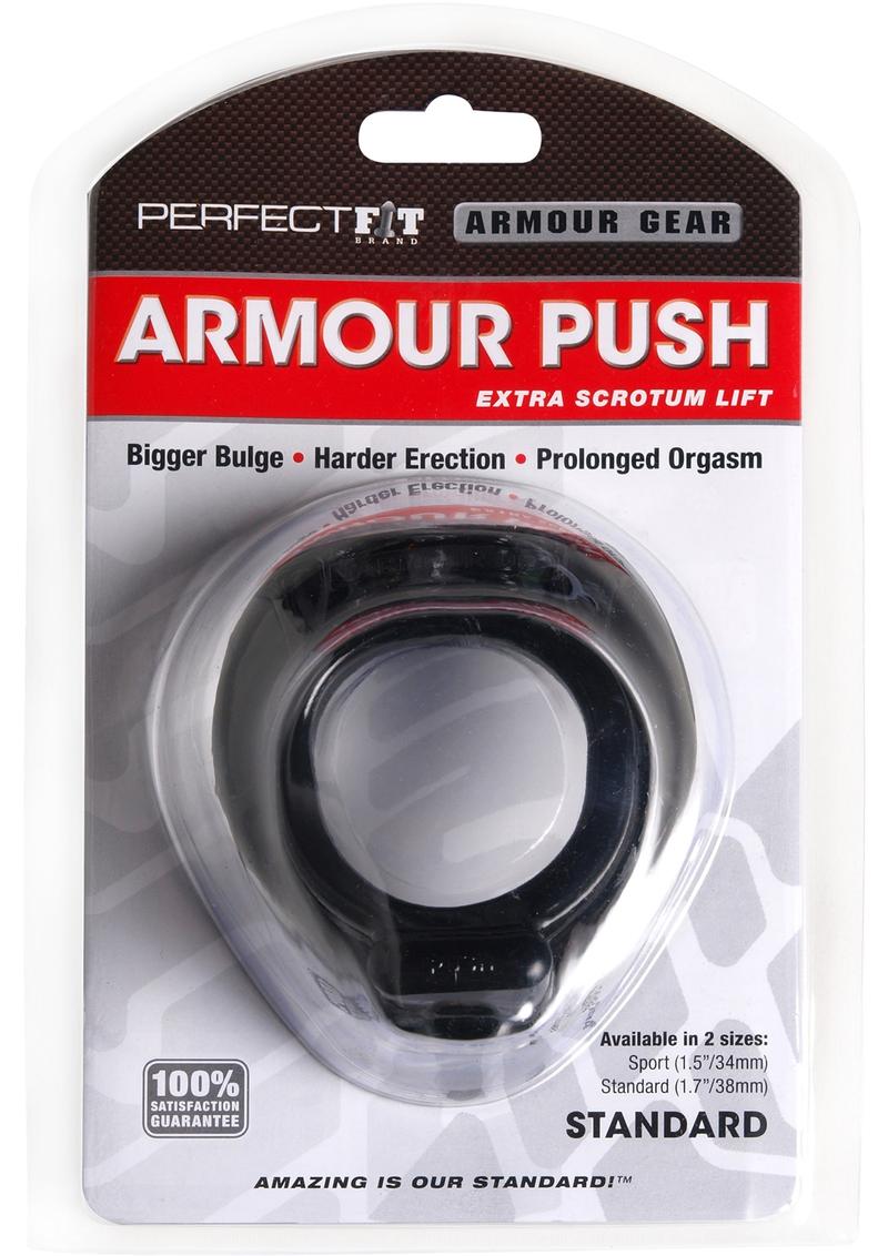 Armadura de ajuste perfecto Armadura Push negra estándar