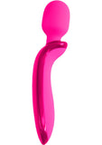 Climax Elite Eos 9x Silicone Wand Rechargeable Waterproof Pink 8.5 Inch