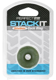 Perfect Fit Stackit SilaSkin Cock Ring Green