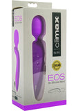 Climax Elite Eos 9x Silicone Wand Rechargeable Waterproof Purple 8.5 Inch