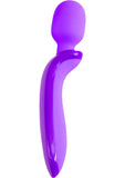 Climax Elite Eos 9x Silicone Wand Rechargeable Waterproof Purple 8.5 Inch