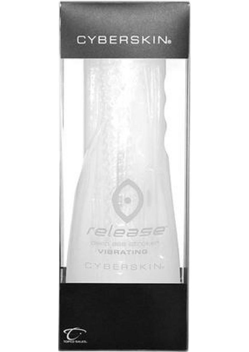 Cyberskin Release Vibrating Tight Ass Stroker Clear