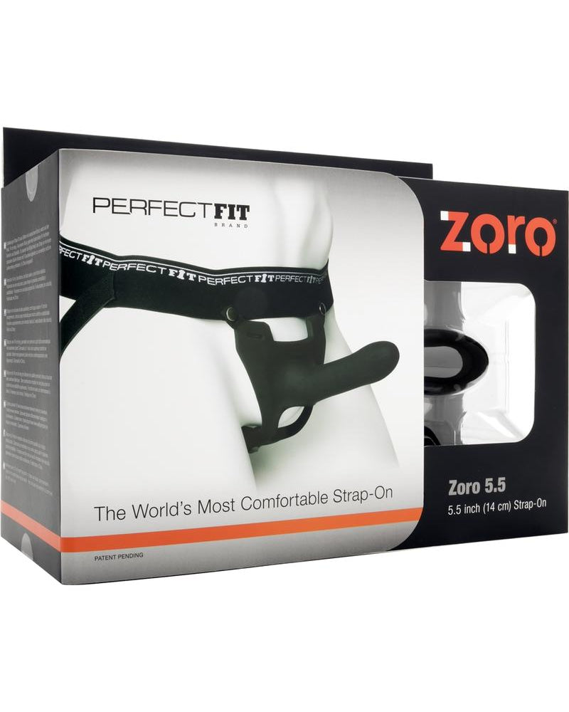 Correa Zoro de ajuste perfecto con cinturilla elástica negra de 5,5 pulgadas
