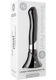 Sensuelle Rechargeable Pearl Unique Massaging Pearl Tip Black