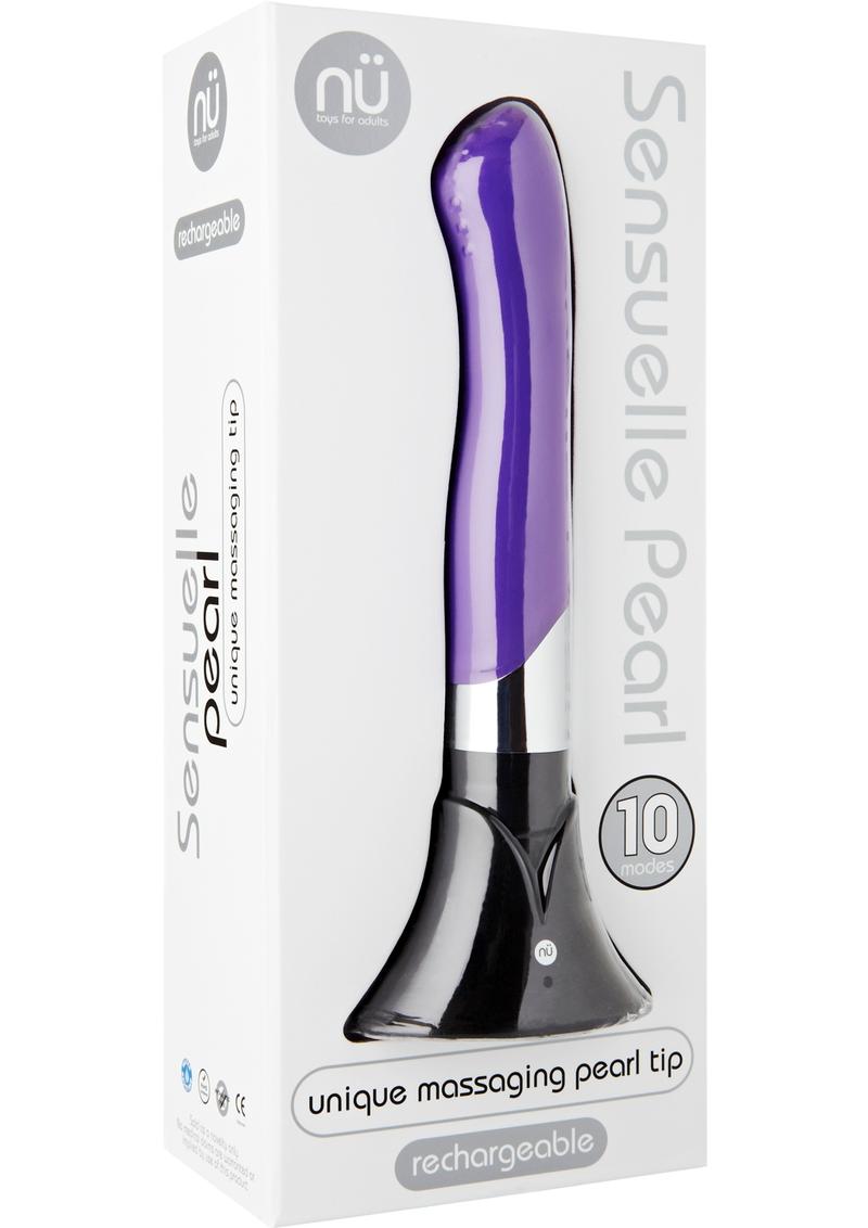 Nu Sensuelle Pearl - Vibrador con punta de masaje exclusiva, recargable, con 10 funciones, color morado