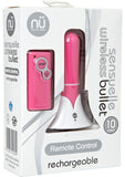 Nu Sensuelle Wireless Rechargeable Bullet With Remote Control Pink