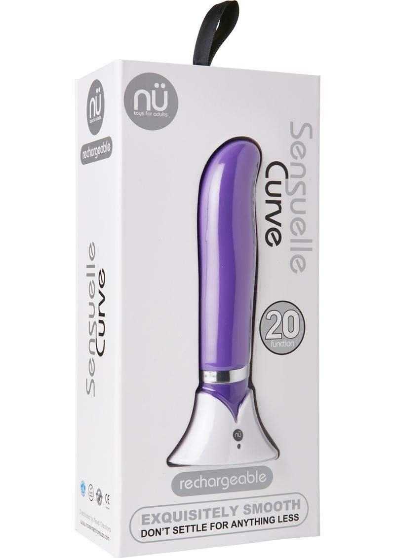 Vibrador recargable Nu Sensuelle Exquisitely Smooth Curve de 20 funciones, color morado