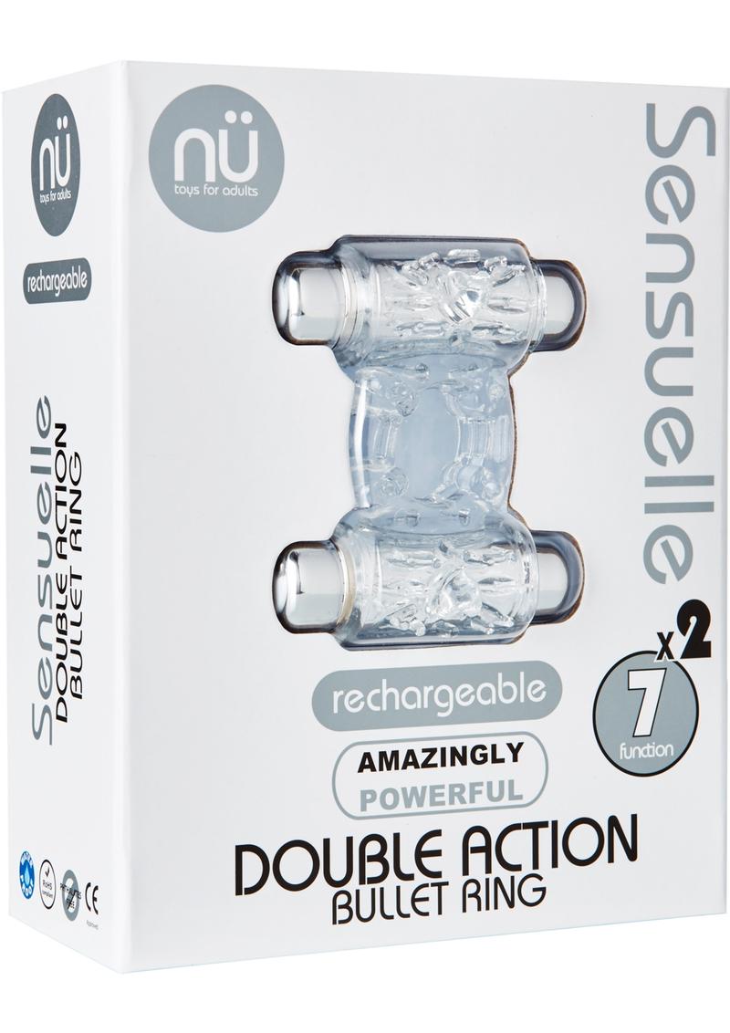 Sensuelle Double Action 2x7 Function Cring Clear