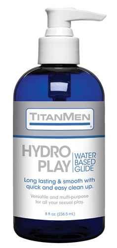 "Titanmen Hydro Play Water Based Glide - Bulk - 8 Fl. Oz. DJ3900-08-BU"