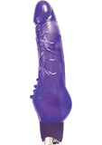 Jelly Rancher Vibrating Massager Waterproof Purple 8 Inch