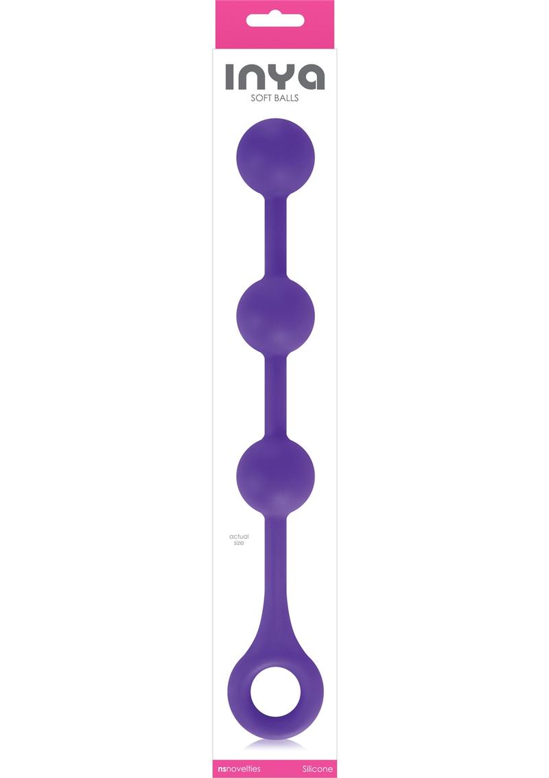 Inya Soft Balls Silicone Anal Balls Purple