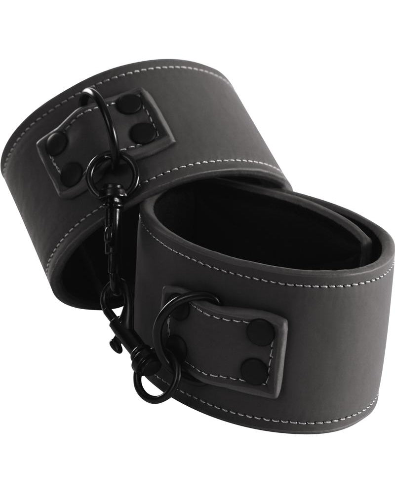 Esposas de muñeca Renegade Bondage negras