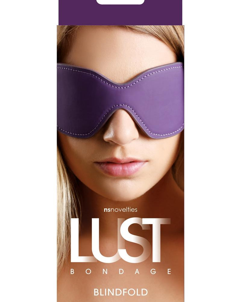 Venda para los ojos de esclavitud de lujuria púrpura