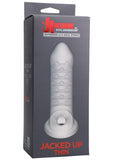 Extensor fino Kink Jacked Up con correa de bola transparente de 6 pulgadas