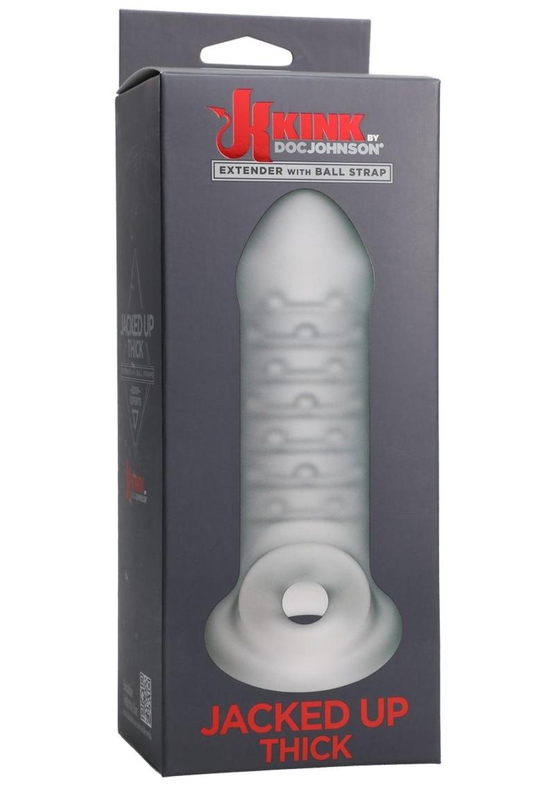 Kink Jacked Up Thick Extender With Ball Strap Sheer 6.5 Inch