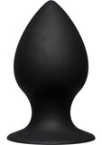 Kink Ace Silicone Extra Large Anal Plug Black 5 Inch