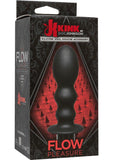 Kink Flow Pleasure Silicone Anal Douche Accessory Black