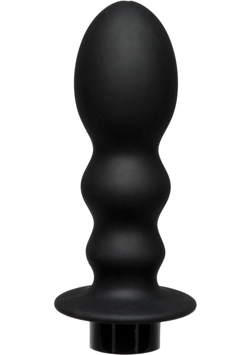 Accesorio de ducha anal de silicona Kink Flow Pleasure, color negro