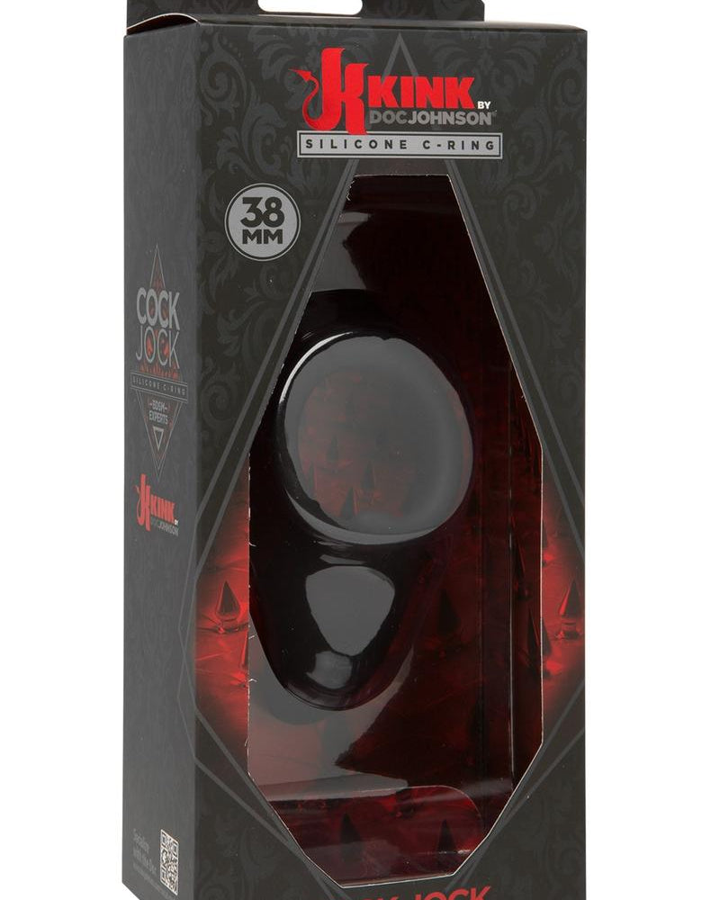 Kink Cock Jock Silicone C-Ring Black 38MM
