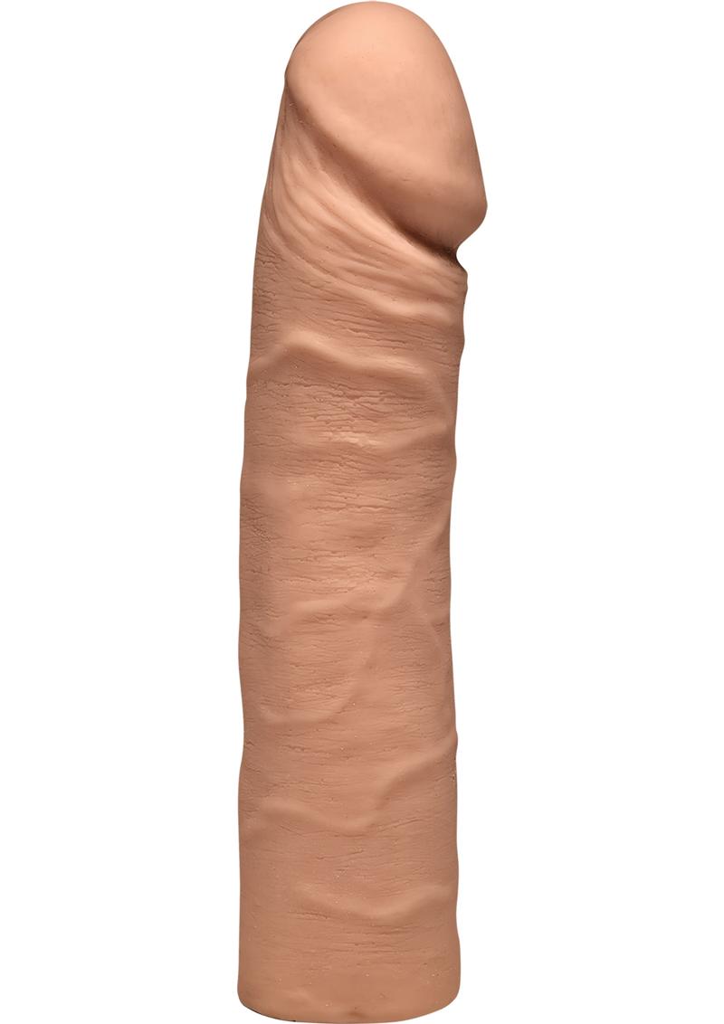 El D Double D Ultraskin Realistic Double Dong Caramel de 16 pulgadas