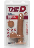 El D Perfect D Vibrador Dual Dense Ultraskyn Dong Con Bolas Impermeable Caramelo 7 Pulgadas