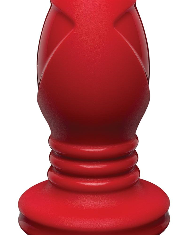 Kink Explore Silicone Anal Plug Red 4 Inch