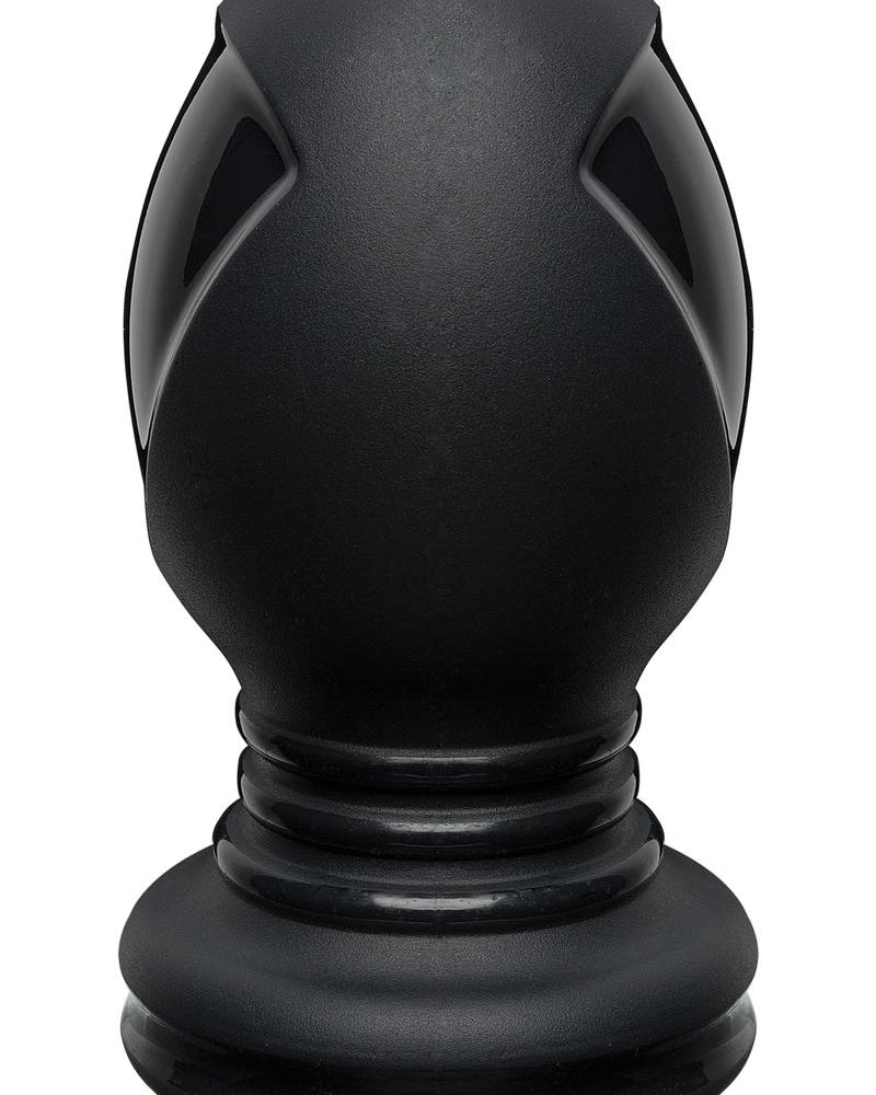 Kink Explore Silicone Anal Plug Black 4.5 Inch
