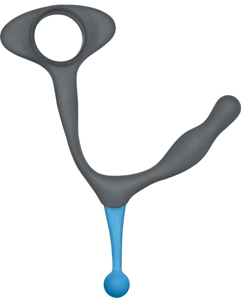 Optimale Duo Silicone C-Ring and P-Massager Slate