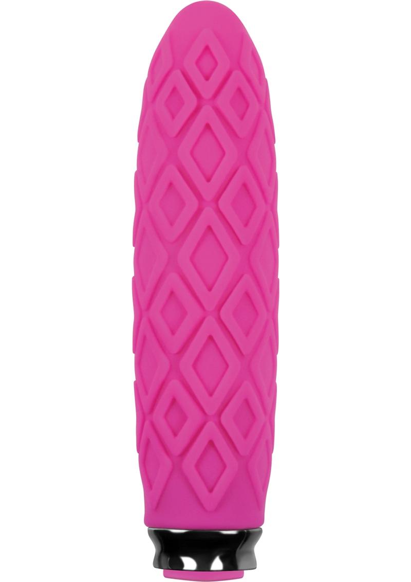 Luxe Collection Princess Compact Silicone Vibe Rechargeable Waterproof Pink