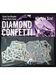 Diamond Mylar Confetti Silver Jumbo Size