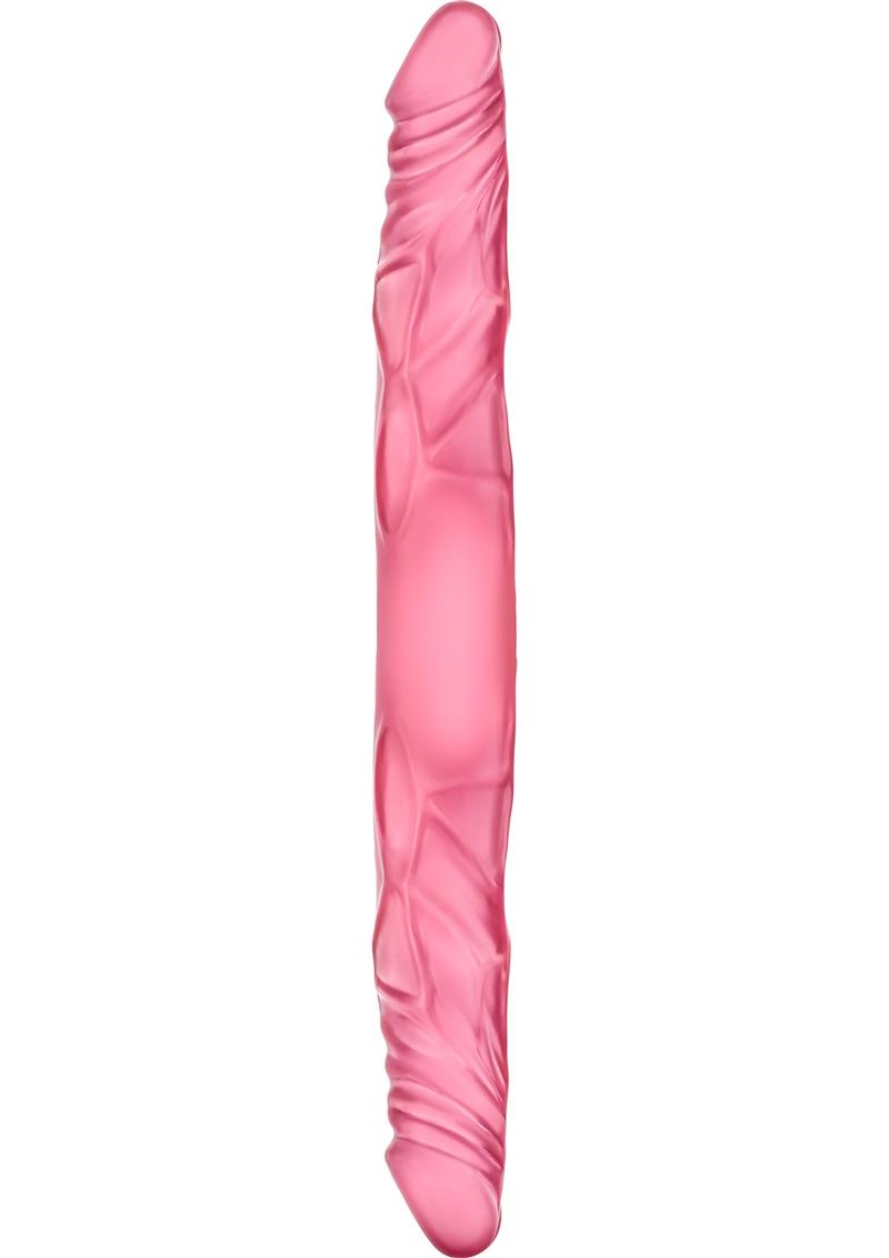 B Yours Double Dildo Jelly Pink 14 Inch