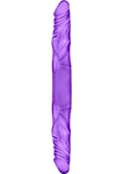 B Yours Double Dildo Jelly Purple 14 Inch