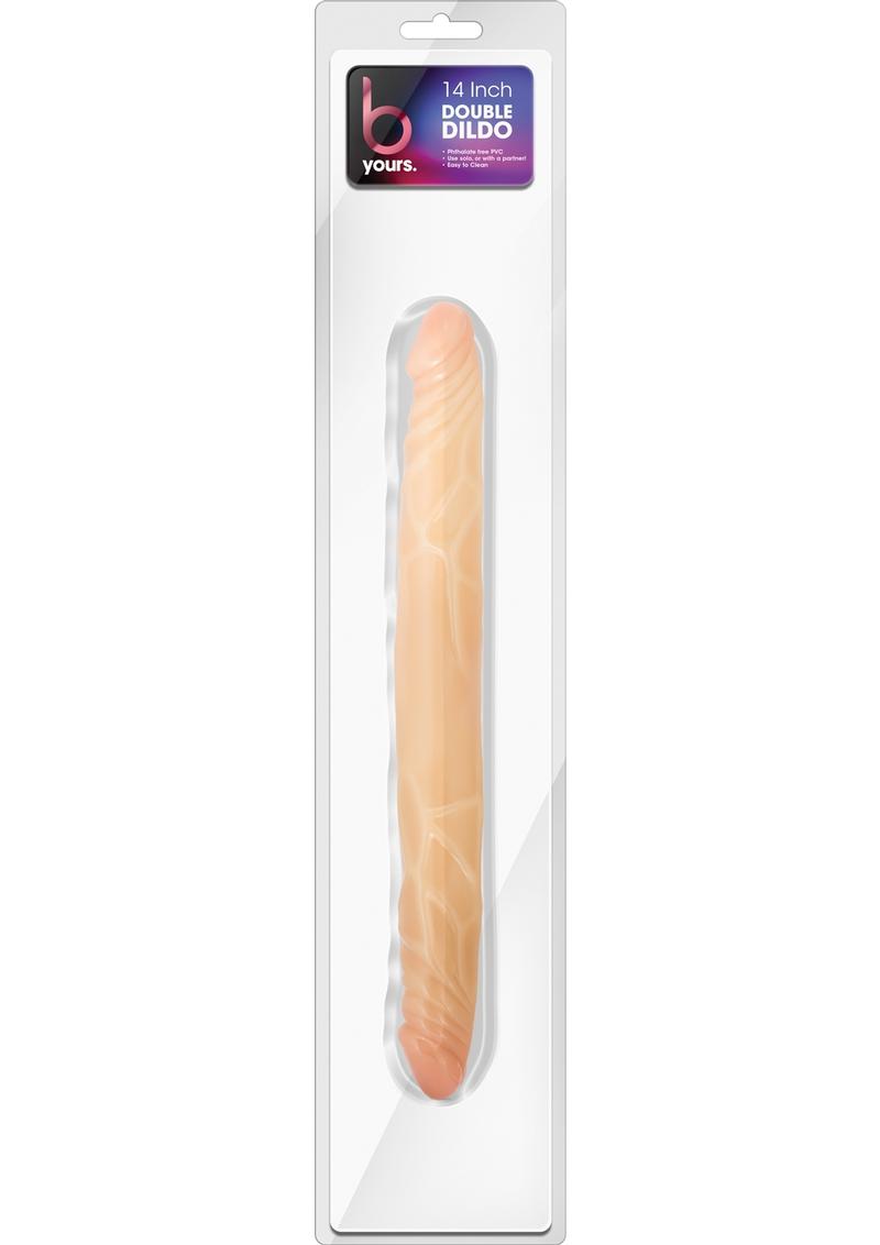 B Yours Double Dildo Beige 14 Inch