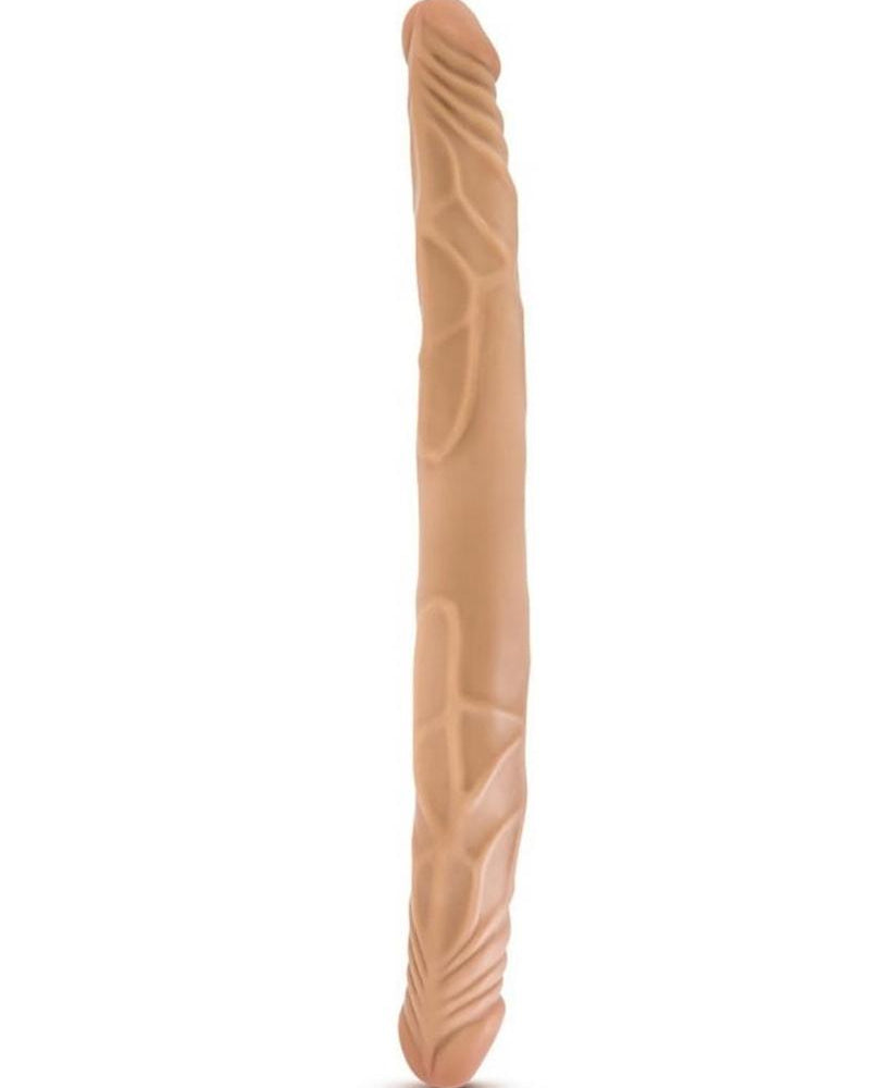 B Yours Double Dildo Latin Brown 14 Inch