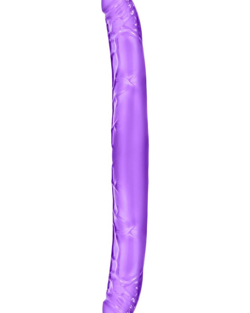 B Yours Double Dildo Jelly Purple 16 Inch