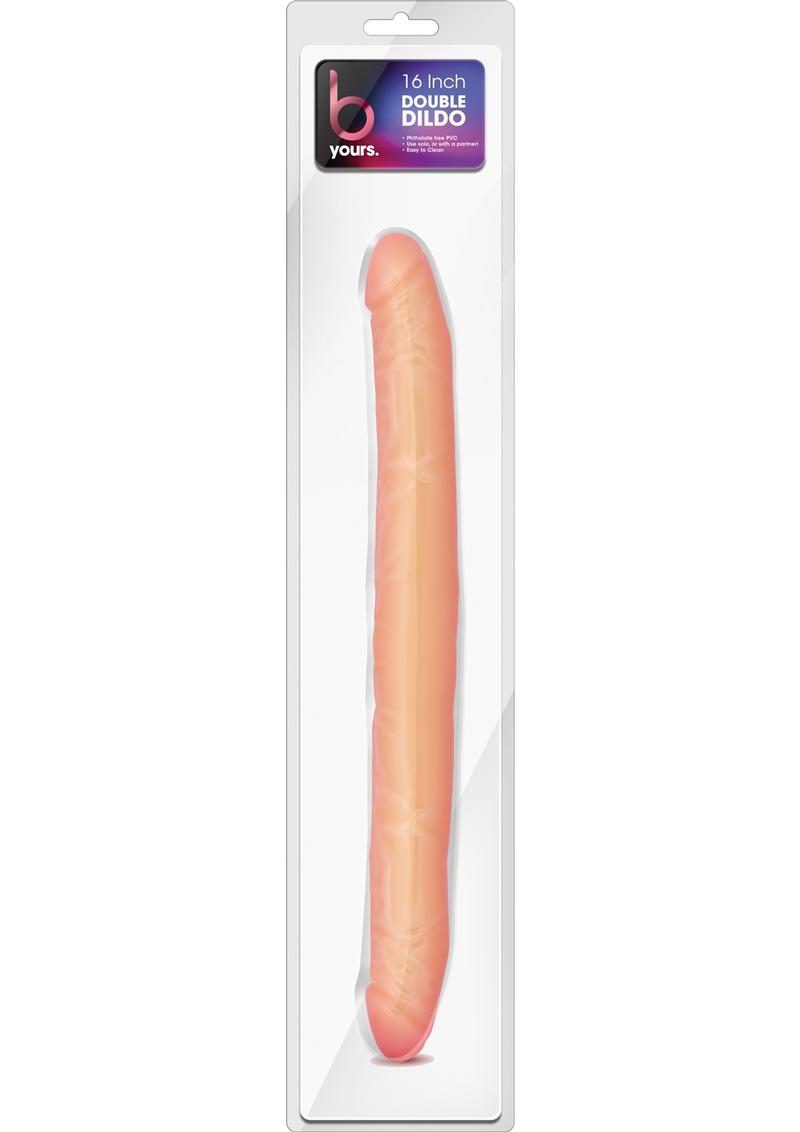 B Yours Double Dildo Beige 16 Inch