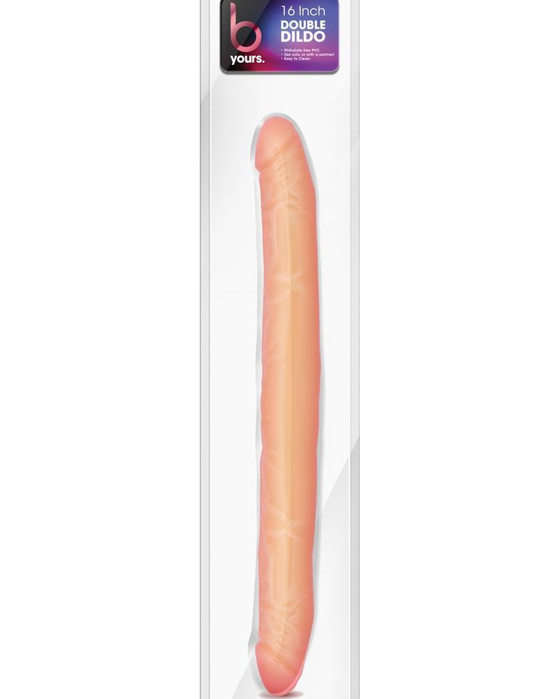 B Yours Double Dildo Beige 16 Inch
