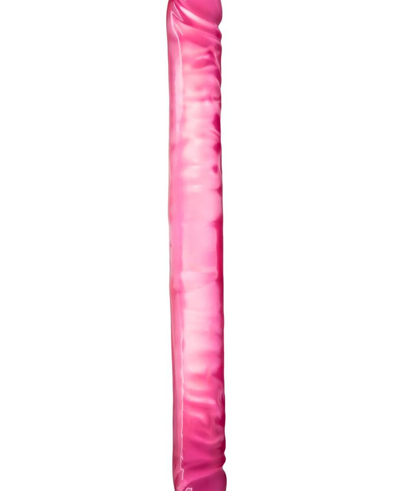 B Yours Double Dildo Jelly Pink 18 Inch
