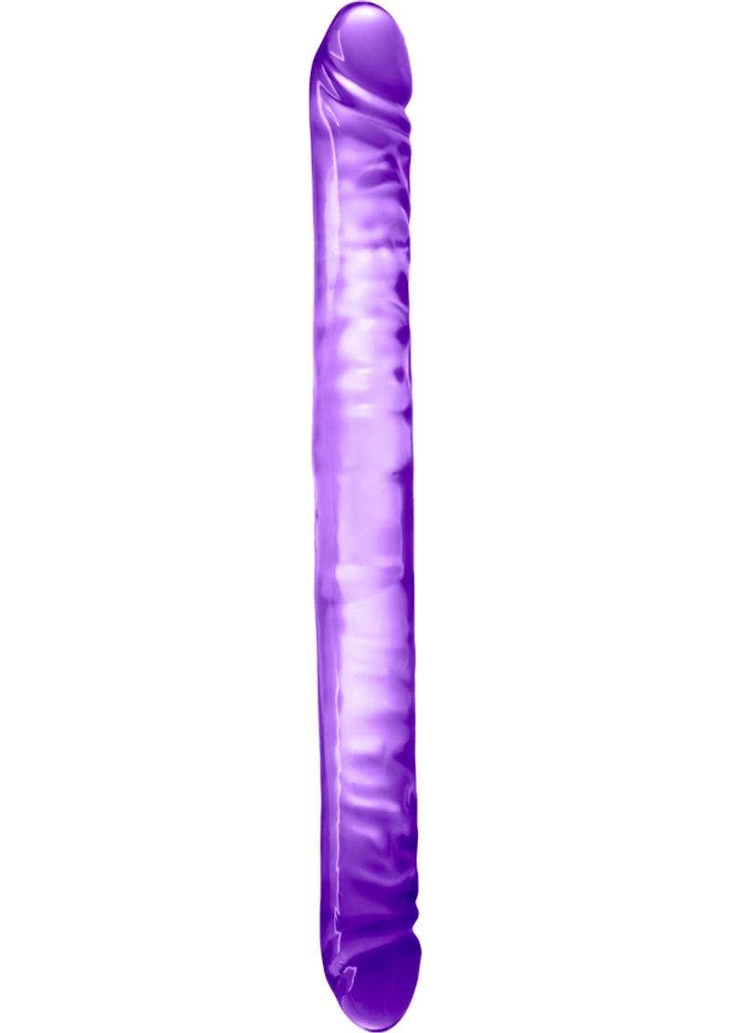 B Yours Double Dildo Jelly Purple 18 Inch