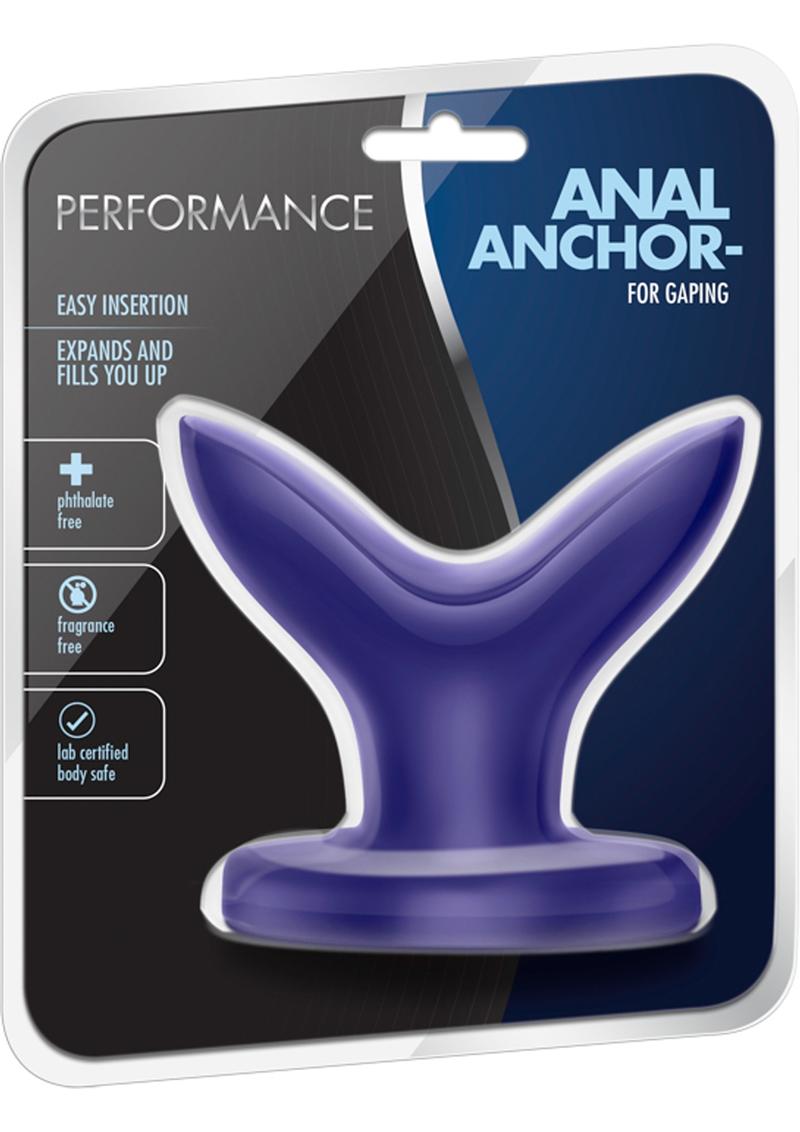 Anclaje anal para tapón anal abierto - Índigo