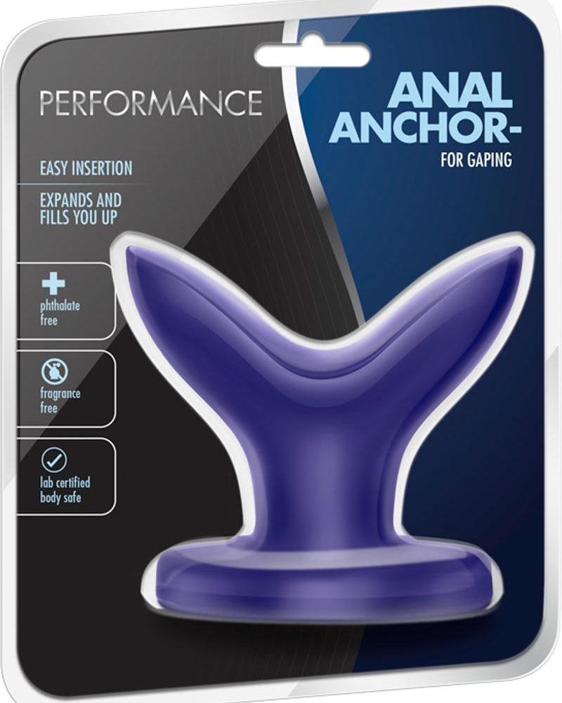 Anclaje anal para tapón anal abierto - Índigo
