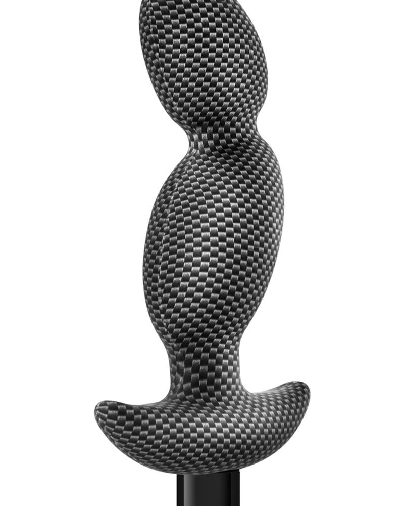 Spark Ignition PRV-01 Silicone Textured Prostate Massager Black Waterproof