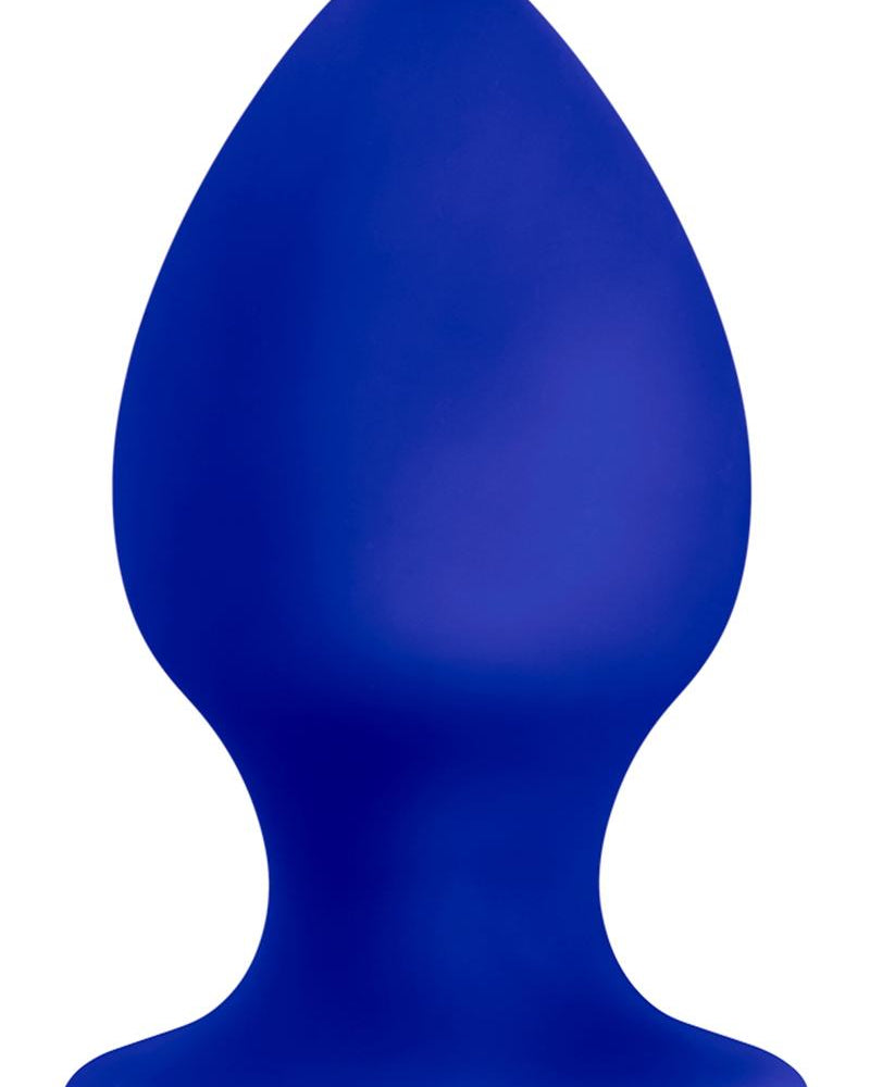 Luxe Rump Rimmer Silicone Anal Plug Small Indigo