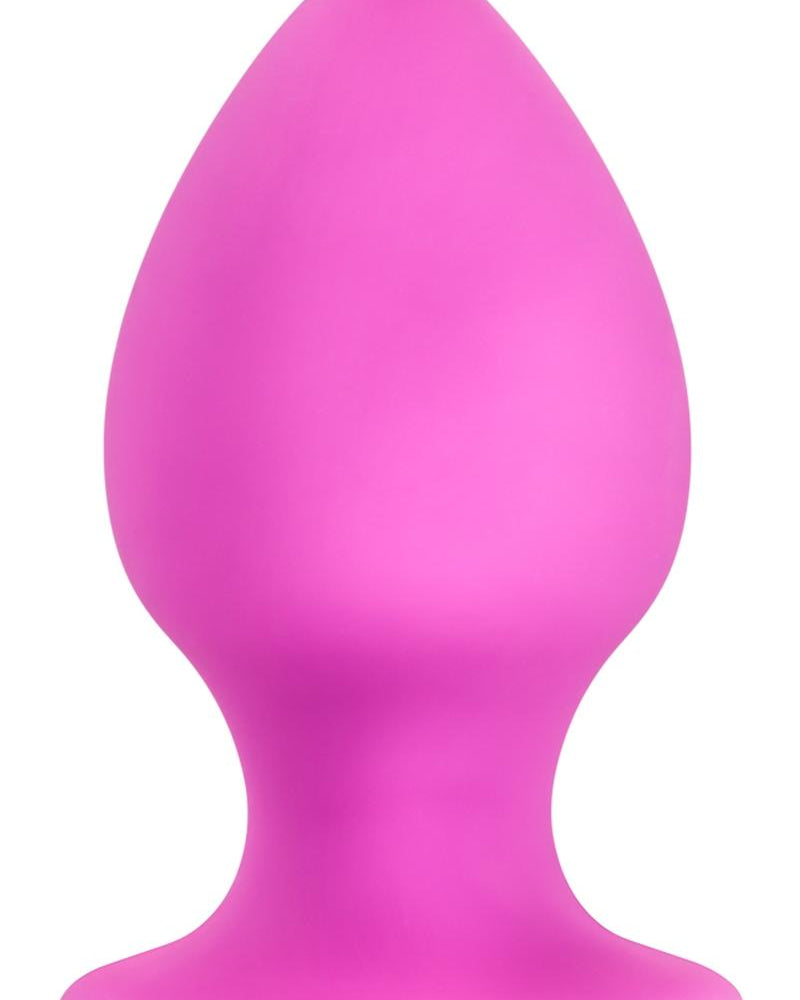 Luxe Rump Rimmer Silicone Anal Plug Medium Pink